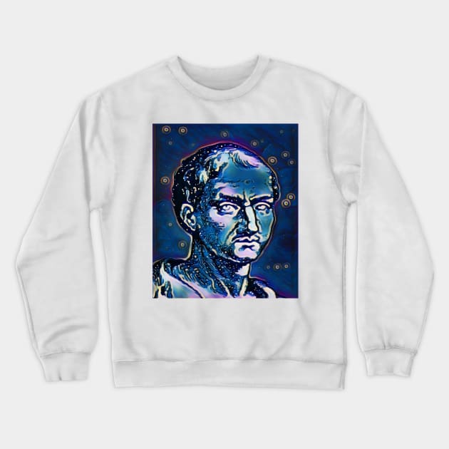 Anicius Manlius Severinus Boethius Portrait | Boethius Artwork 4 Crewneck Sweatshirt by JustLit